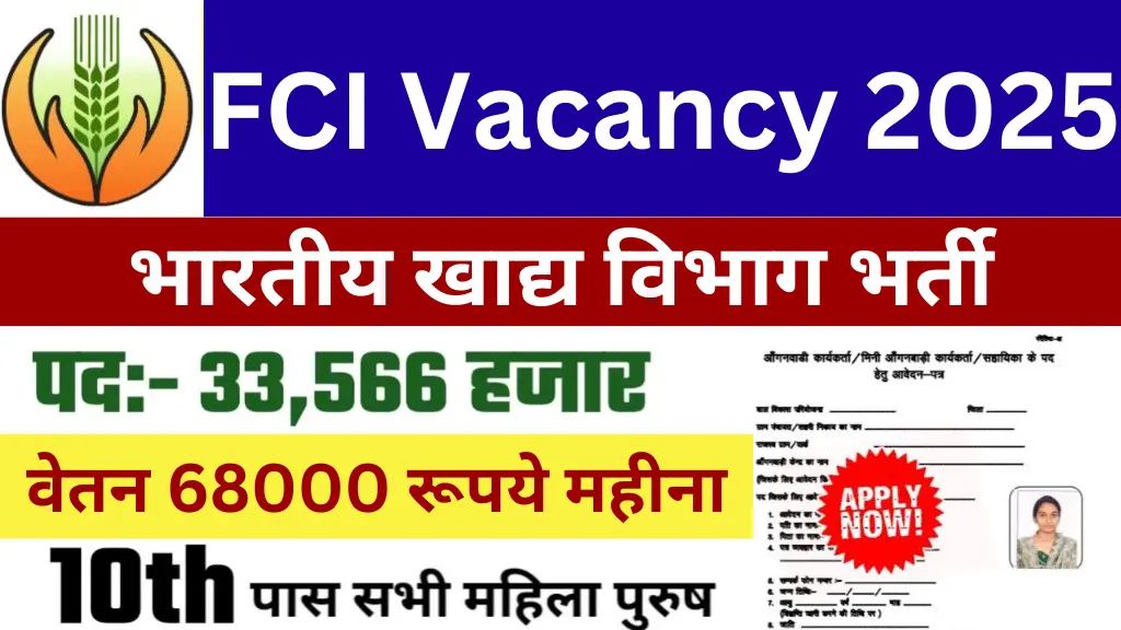 FCI Vacancy 2025